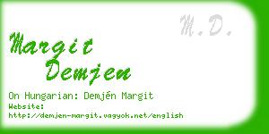 margit demjen business card